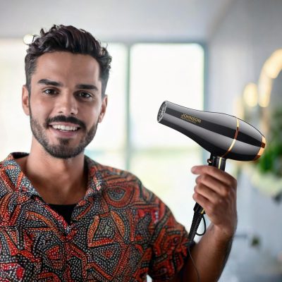 سشوار حرفه‌ای 9000 وات جانسون مدل js3344، موتور AC، وزن 900 گرم، المنت فلز، دارای سری متمرکز‌کننده باریک، متمرکز‌کننده پهن با ویژگی صاف‌کنندگی، حجم‌دهندگی، با قابلیت باد سرد، فناوری تولید یون