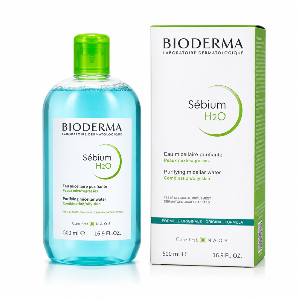 m8 میسلار واتر سبیوم H2O بایودرما (Bioderma Sébium H2O Micellar Water) - Image 1