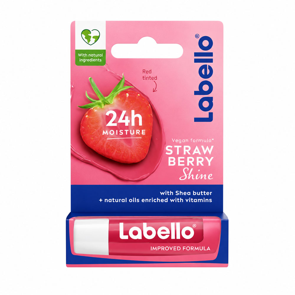 گلوراشاپ20 بالم لب لابلو مدل Strawberry Shine (توتفرنگی) - Image 1