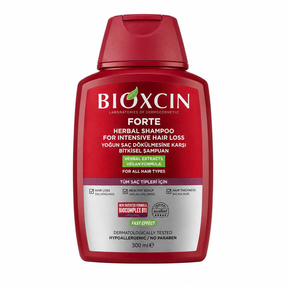 گلوراشاپ24 شامپو ضد ریزش مو بیوکسین فورته مدل Herbal Shampoo - Image 1