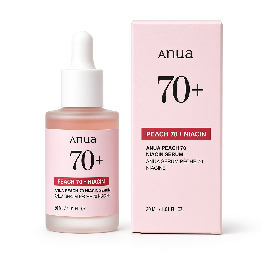 سرم هلو ۷۰ + نیاسین آنوا (Anua Peach 70 + Niacin Serum)