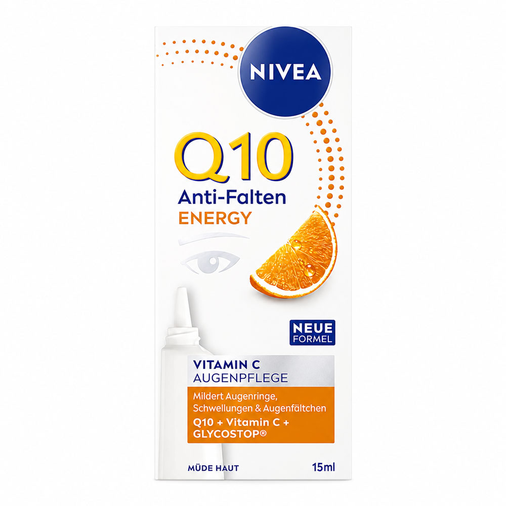 ss1 کرم دور چشم ضدچروک Q10 Energy با ویتامین C نیوآ - Image 1